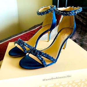 Women’s Embellished ankle strap heels